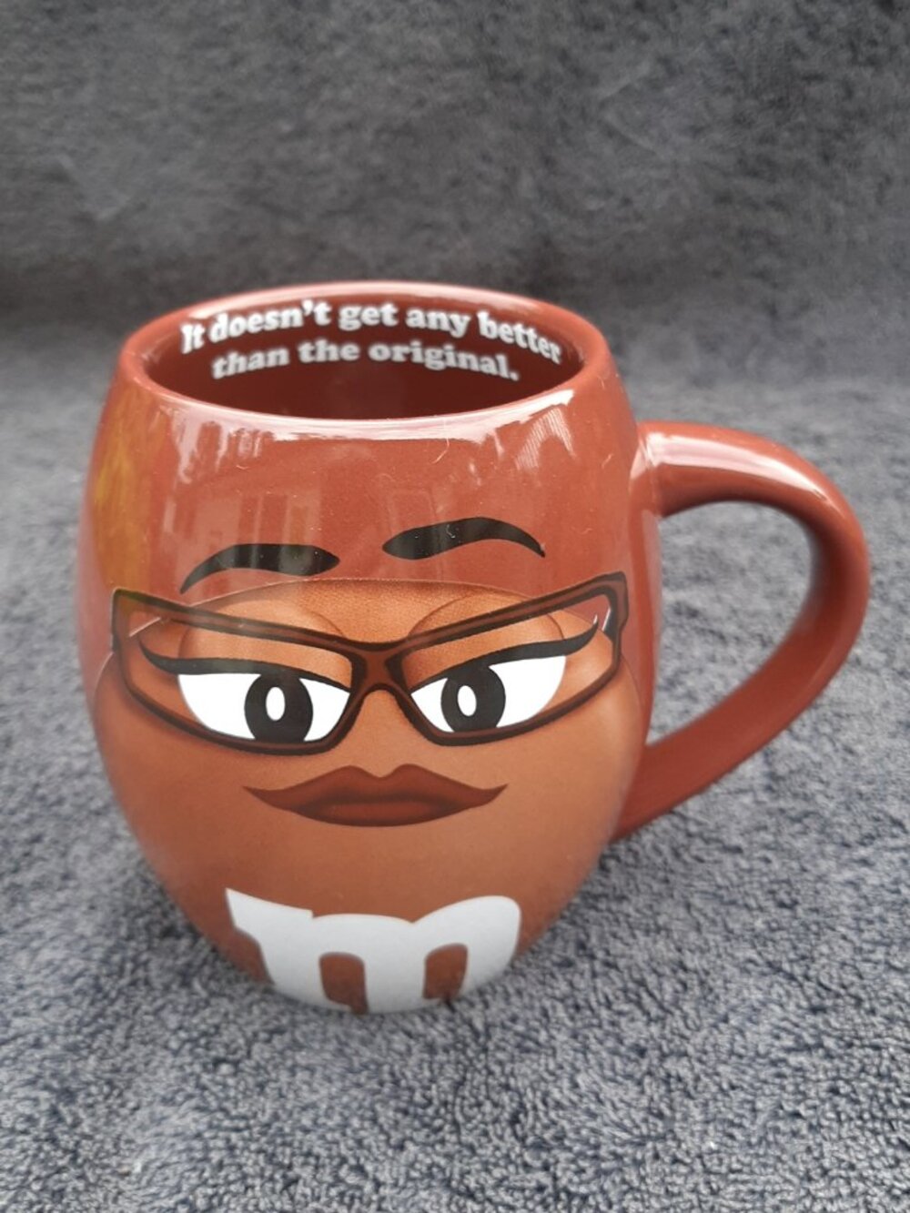 2015 - M&M's Ms. Brown Coffee Mug "It Doesn't Get Any Better Then The Original"